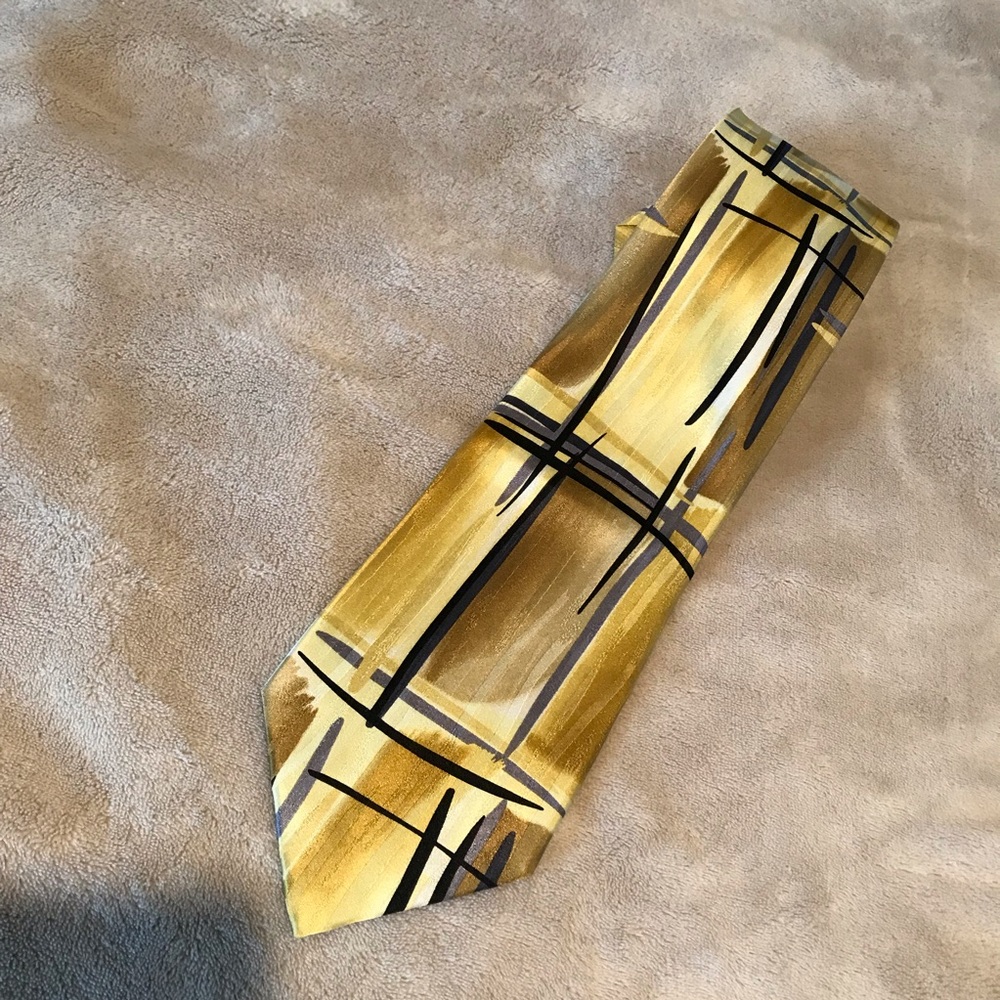 2005 Jerry Garcia 100% Silk Necktie Space Containers Abstract Limited Edition